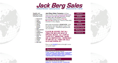 Desktop Screenshot of jackbergsales.com