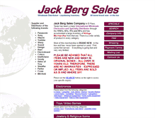 Tablet Screenshot of jackbergsales.com